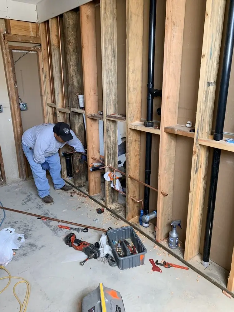 Commercial rough-in plumbing for Water Heater Replacement in Quakertown